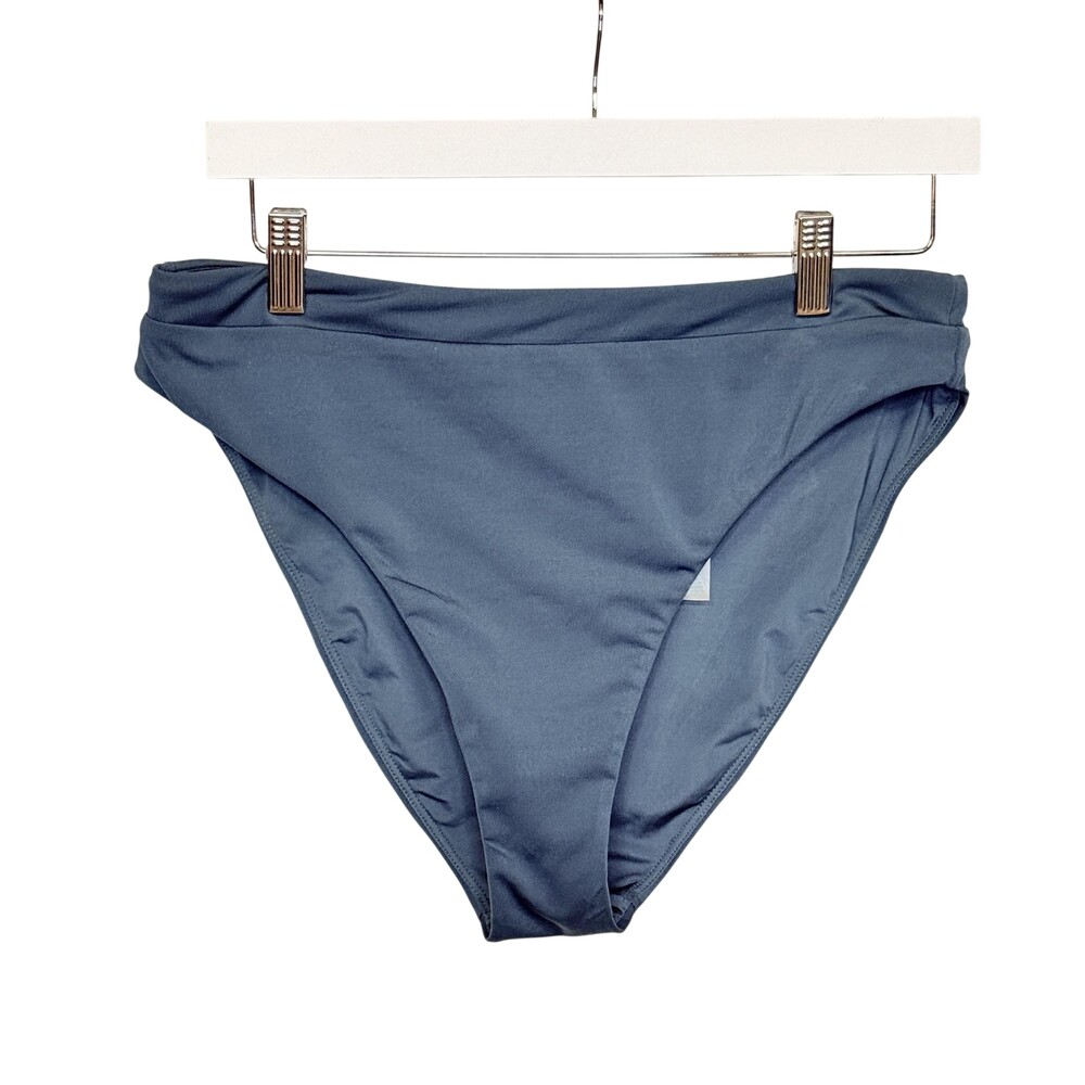 Carve Designs Swim Bikini Bottom Womens L Nightdive High Waisted Solid Lined